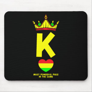 Black King The Most Powerful Piece In The Game Jun Mouse Pad