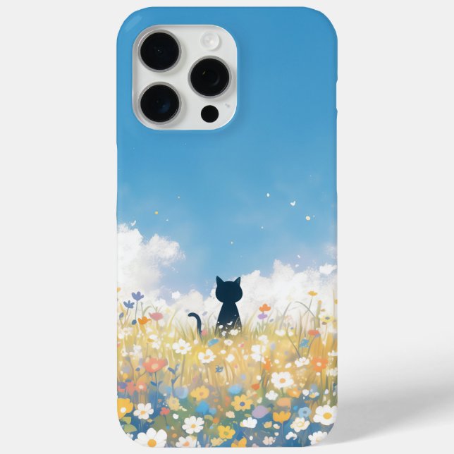 Black Kitten Daydream Case-Mate iPhone Case (Back)