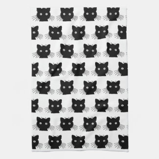 Black Kitty Kitchen Towel