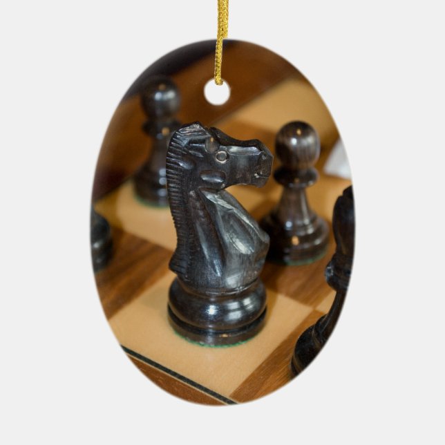 Black Knight Ceramic Ornament (Front)