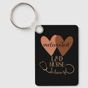 Black L&D Nurse Appreciation Week Labour And Deliv Keychain