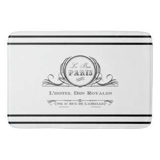 Black L ‘hotel Des Royales Bath Mat