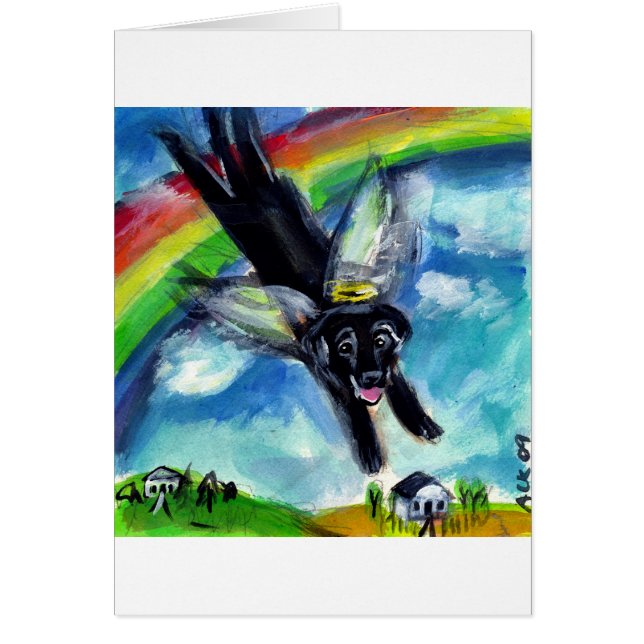 Black lab angel (Front)
