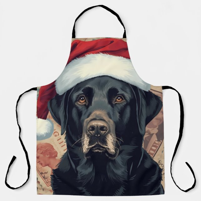 Black lab apron (Front)