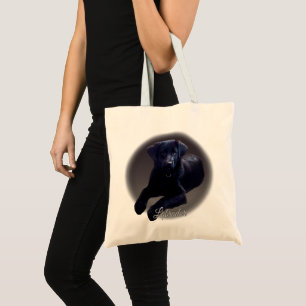 Black Lab Bags Rosey Puppy Dog Tote Bags
