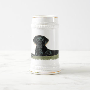 Black Lab Beer Stein