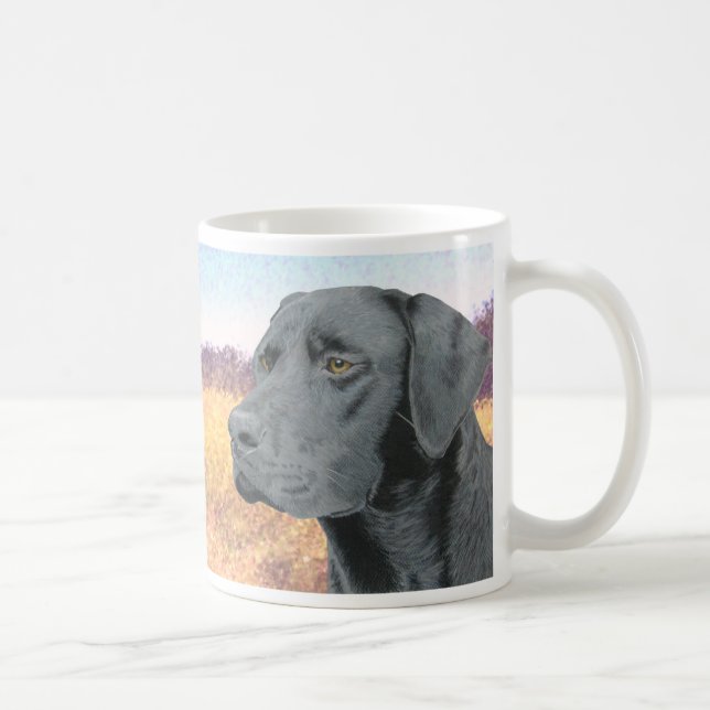Black Lab Coffee Mug (Right)