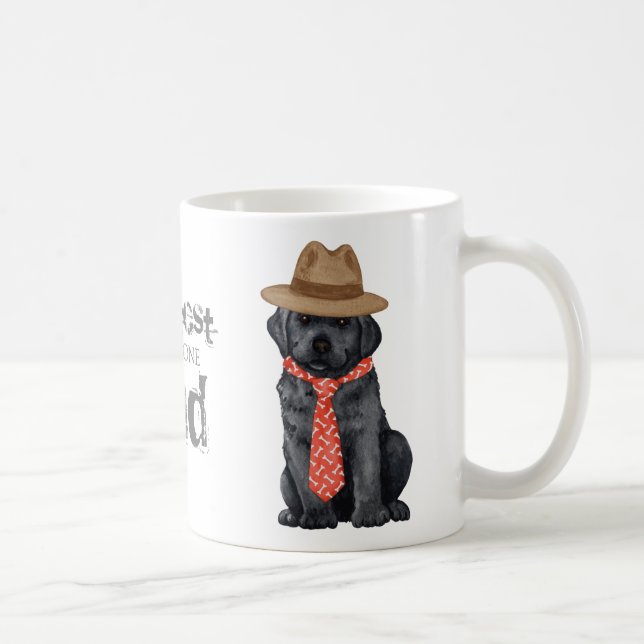 Black Lab Dad Coffee Mug (Right)