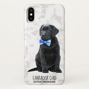 Black Lab Dad Puppy Labrador Case-Mate iPhone Case
