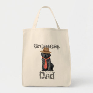 Black Lab Dad Tote Bag