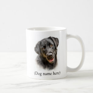 Black Lab Dog Dad Personalized Gift Coffee Mug