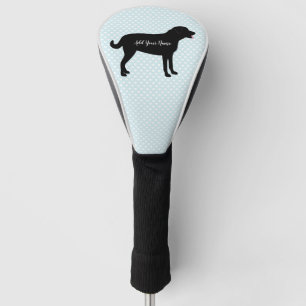 Black Lab Dog Personalized Name Golf Head Cover