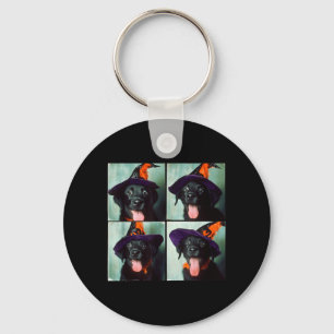 Black Lab Halloween Keychain