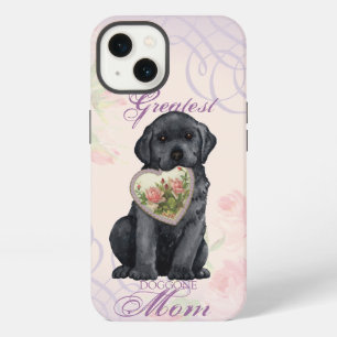 Black Lab Heart Mom iPhone 13 Case