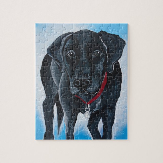 Black Lab Jigsaw Puzzle (Vertical)