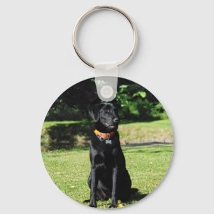 Black Lab Keychain