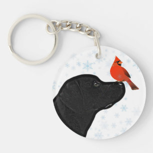 Black Lab Keychain