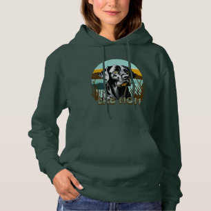 Black Lab   Lab Mom Dog Lover Hoodie