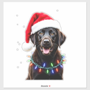 Black Lab Labrador Christmas Tree Light Pajama Dog