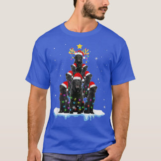 Black Lab Labrador Christmas Tree Lights Pajama Do T-Shirt