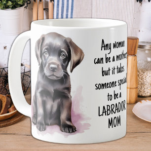 Black Lab - Labrador Mom Coffee Mug