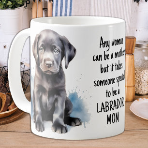 Black Lab - Labrador Mom Coffee Mug