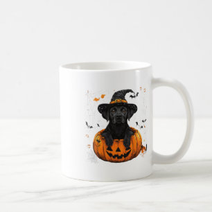 Black Lab Labrador Pumpkin Halloween Thanksgiving Coffee Mug