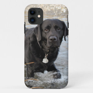 Black Lab Love iPhone 11 Case
