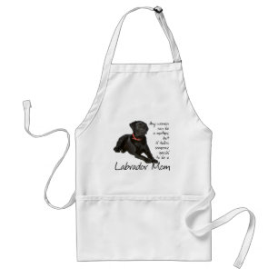 Black Lab Mom Apron