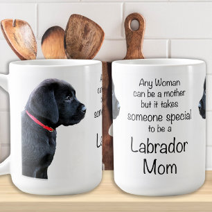 Black Lab - Mothers Day Dog - Labrador Mom Coffee Mug