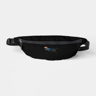Black Lab Naughty Christmas Dog Classic T-Shirt Fanny Pack