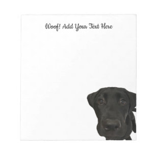 Black Lab Notepad