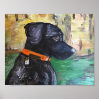 Black Lab Painting