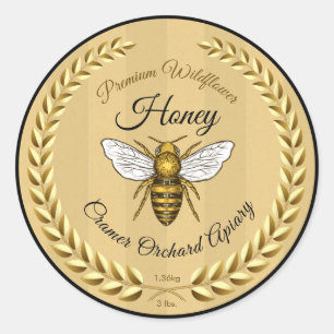 Black Label Honey Bee Wreath