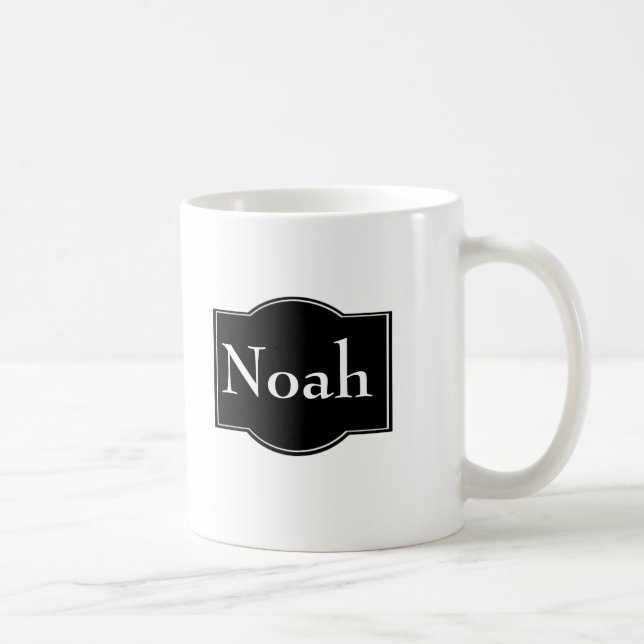 Black Label Personalized Coffee Mug (Right)