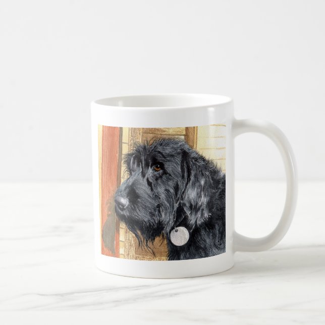 Black Labradoodle #1 Mug (Right)