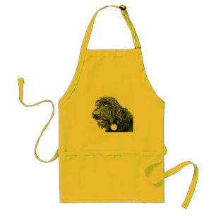Black Labradoodle Apron