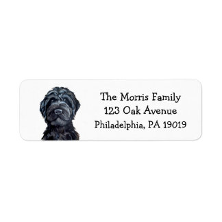Black Labradoodle / Black Goldendoodle Label