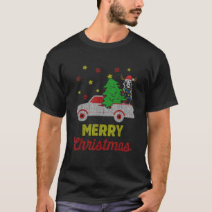 Black Labrador Christmas Merry Pet Dog Lover  T-Shirt