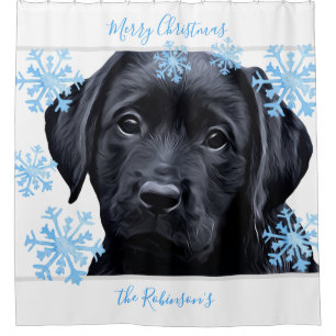 Black Labrador Christmas - Personalized Black Lab
