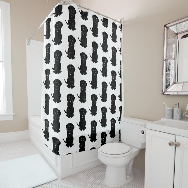 Black Labrador Dog Design (In Situ)