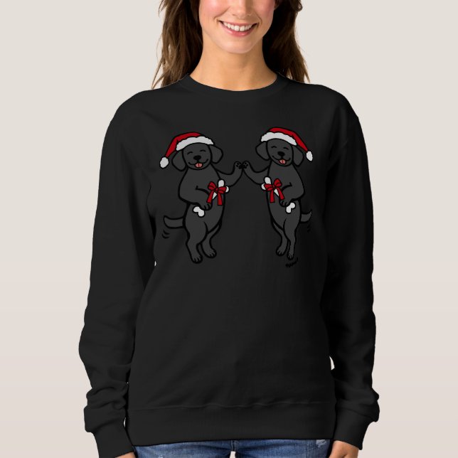 Black Labrador Friends Exchange Sweatshirt (Front)