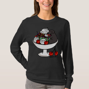 Black Labrador Ice Cream Sundae T-Shirt