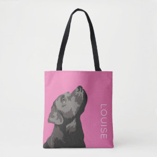 Black Labrador Personalized Cross Body Bag