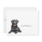 Black Labrador Personalized Note Card