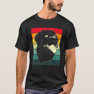 Black Labrador   Pet Animal Dog Owner Retro Black  T-Shirt