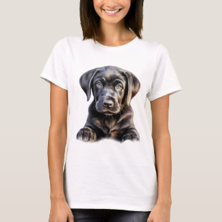 Black Labrador Puppy T-Shirt