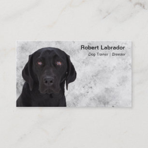 Black Labrador Retriever Business Card