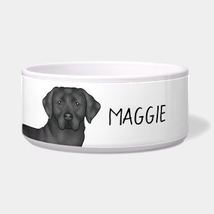 Black Labrador Retriever Cute Lab Dog Custom Name