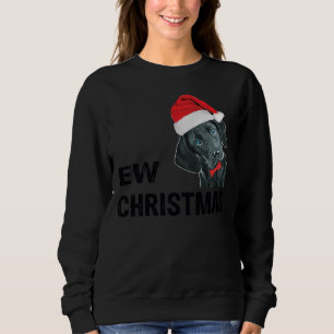 Black Labrador Retriever Dog Christmas Sweatshirt